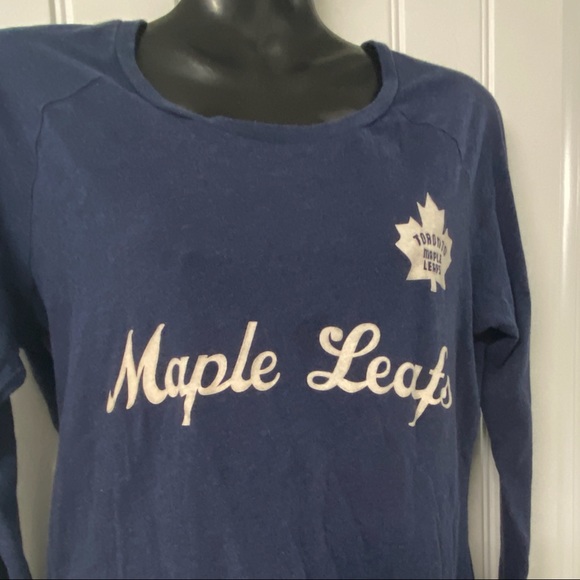 Roots Blue Toronto Maple Leafs LS Tee, S - Picture 2 of 13